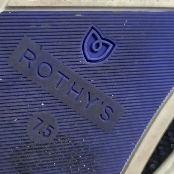 Rothy’s Metallic Lattice Stitch Chelsea High Top Slip-On Sneakers(7.5) - Picture 10 of 10